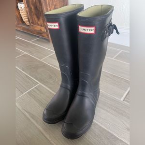 Tall Hunter Boots - Matte Black